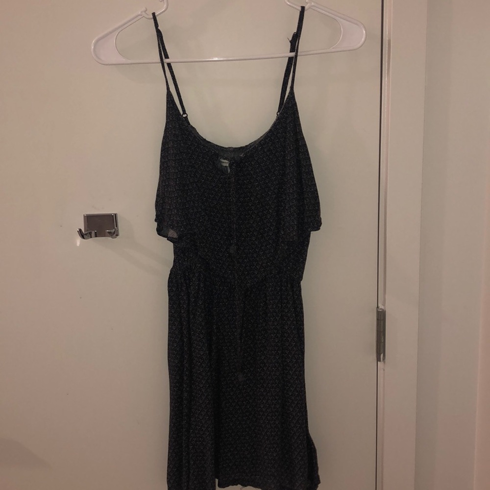 American Eagle Navy Patterned Dress